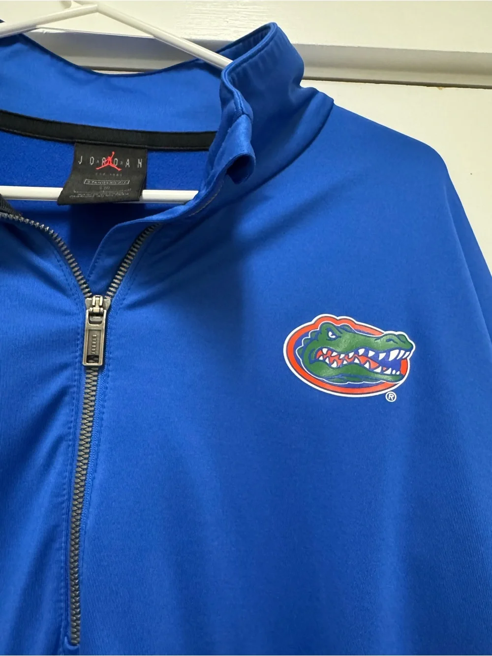 Jordan Royal Blue Gators Half-Zip Pullover